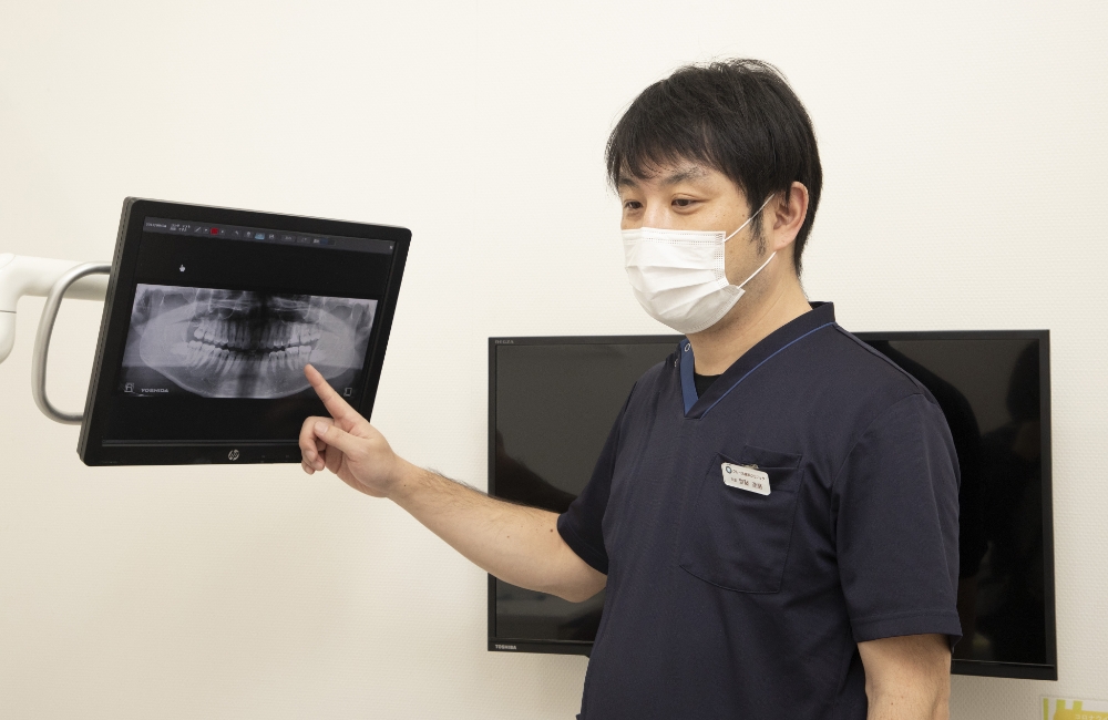 院長が説明している様子