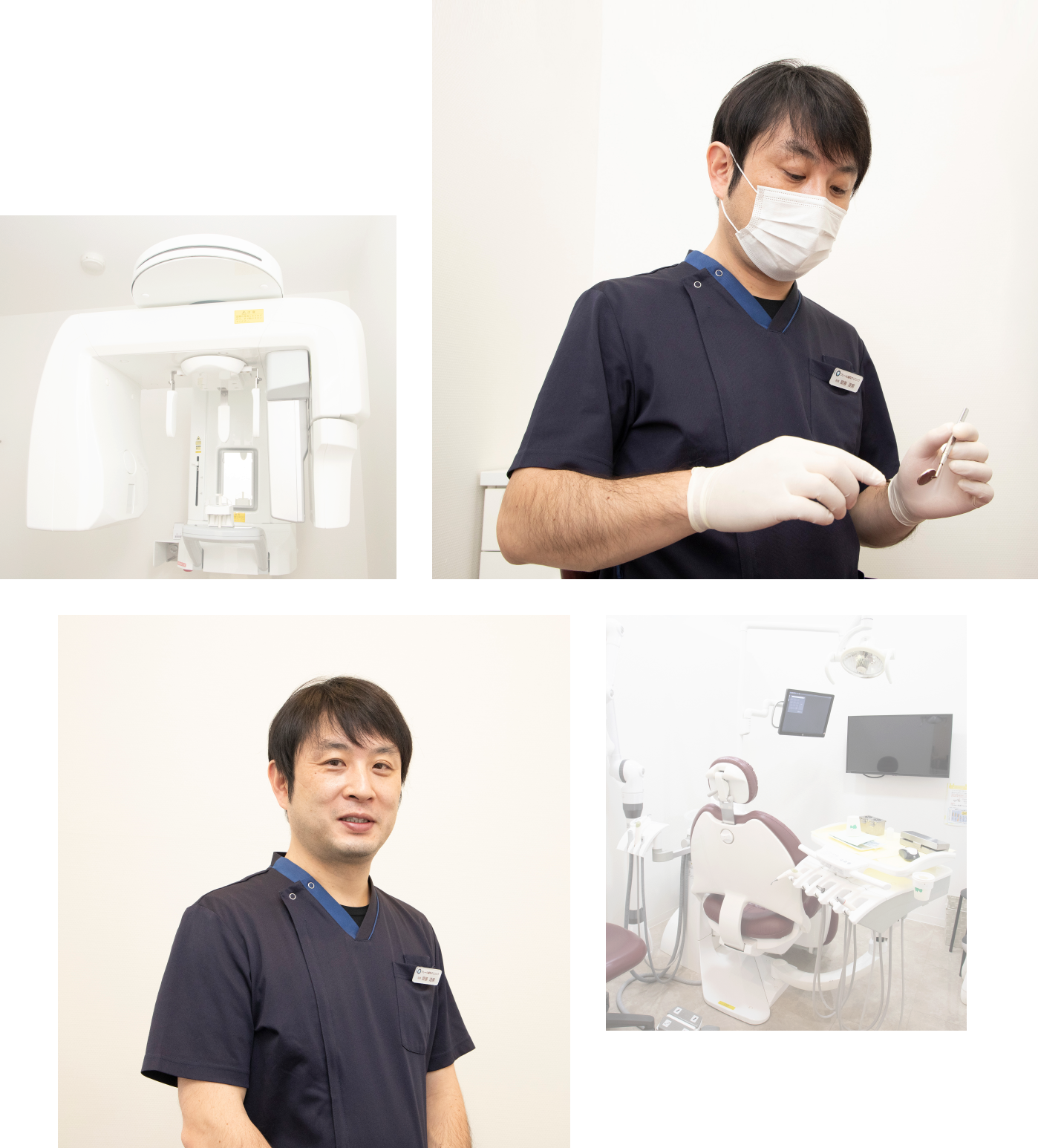 院長と院内の写真