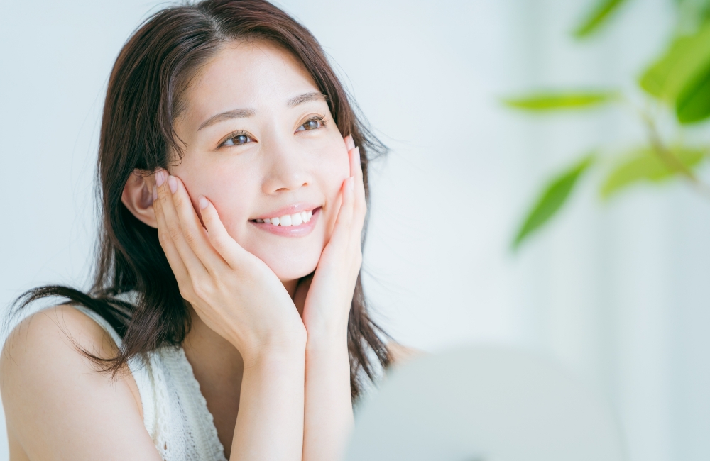 白く美しい歯の様子